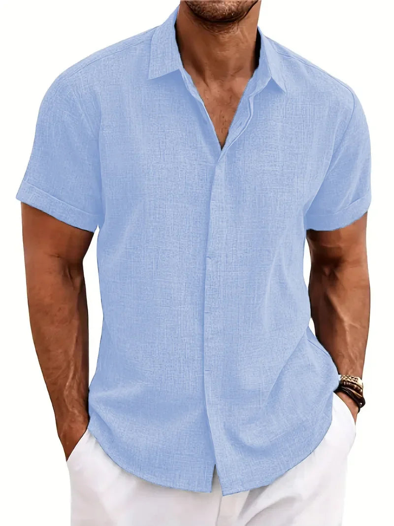 Camisa Summer Italian | 100% Lino + Regalo Exclusivo