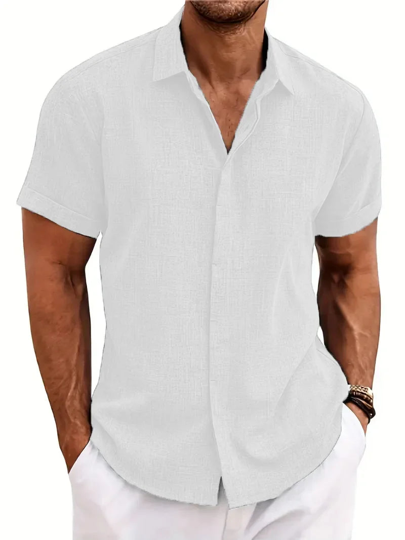 Camisa Summer Italian | 100% Lino + Regalo Exclusivo