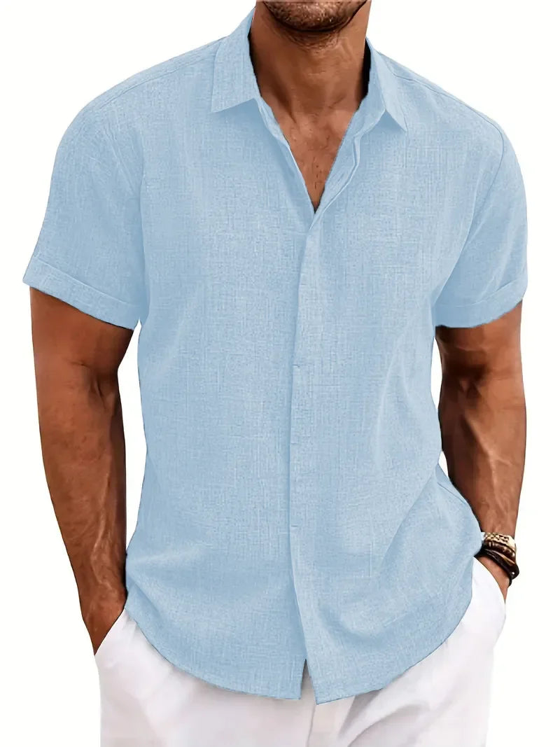 Camisa Summer Italian | 100% Lino + Regalo Exclusivo