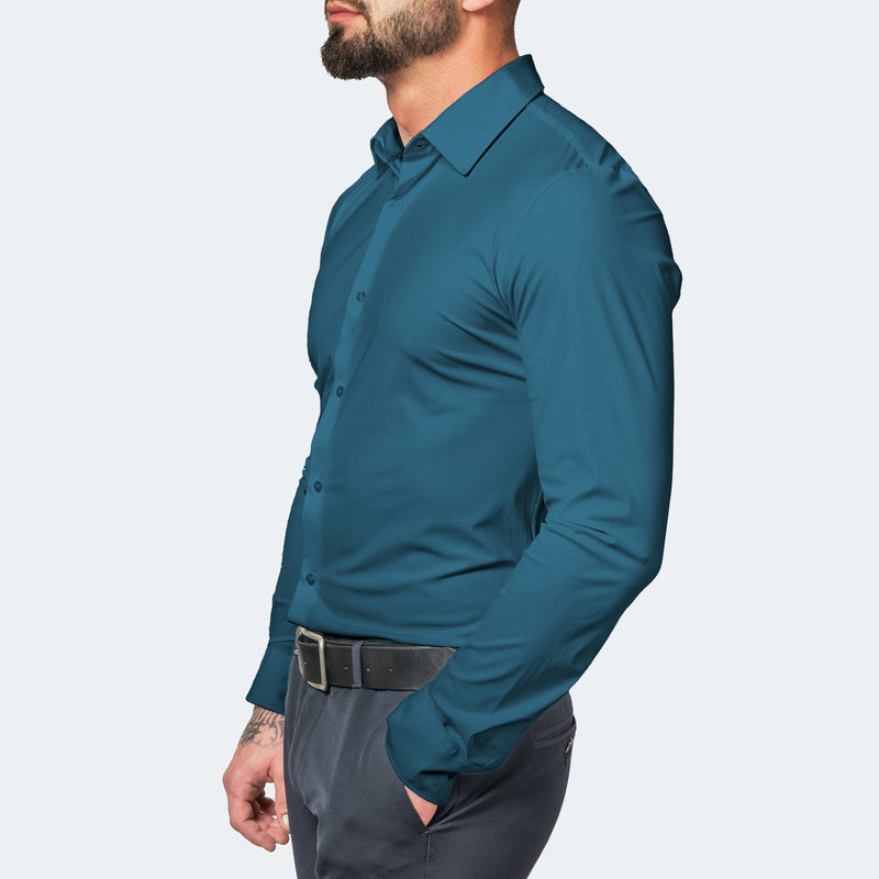 CAMISA STRETCH ANTIARRUGAS SIN PLANCHA